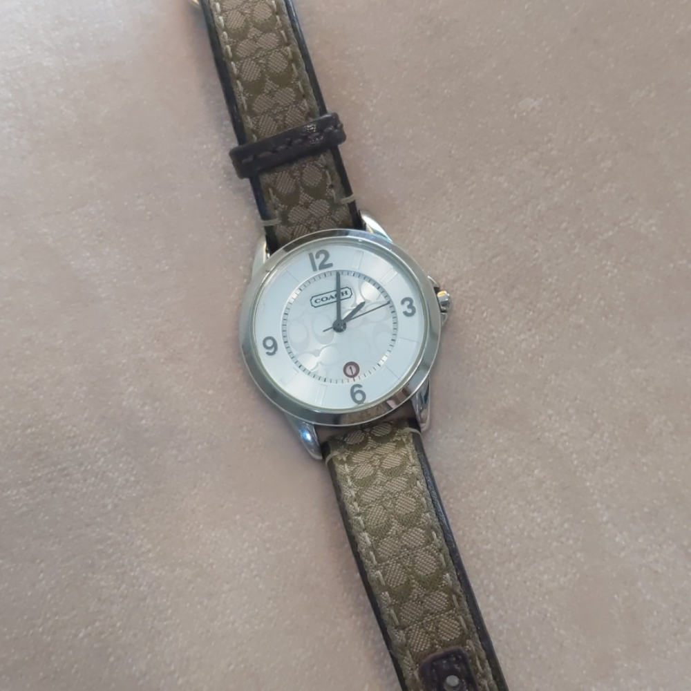 Coach Genuine Leather Watch